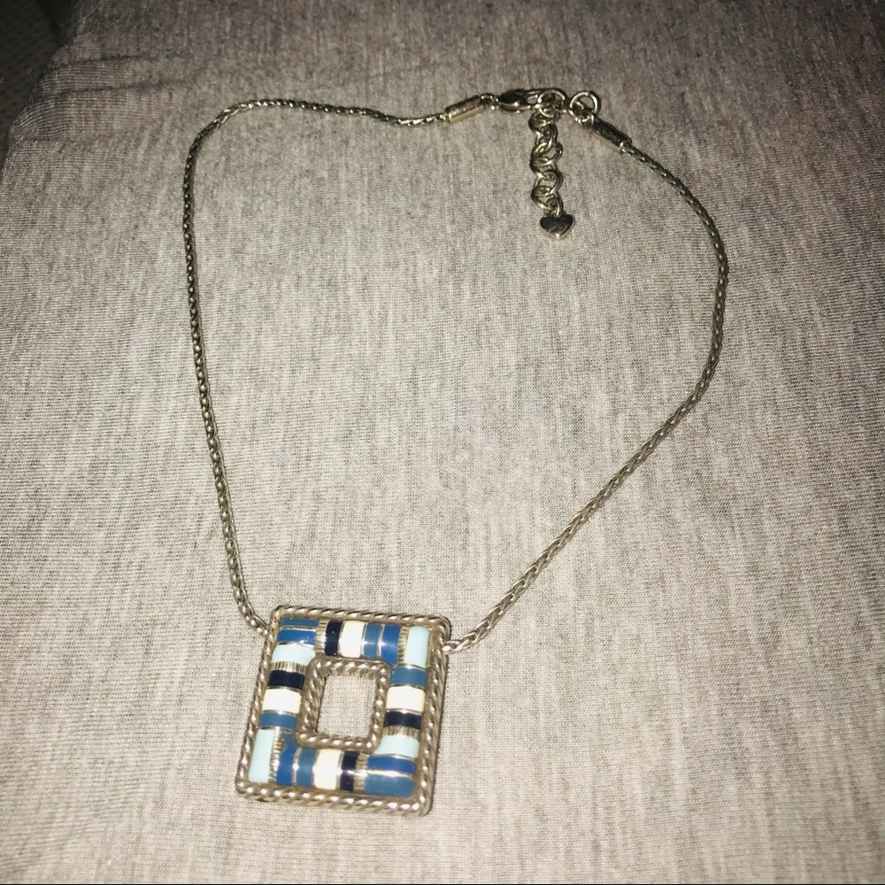 BRIGHTON SILVER BLUE SUMMER NECKLACE
